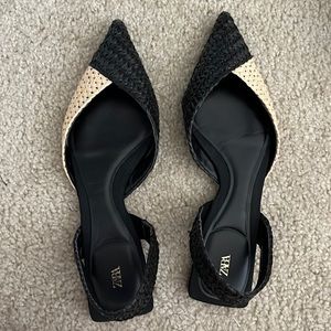 Zara slingback flats